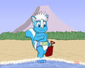 Gussy, Ready for Beach Fun