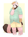Pink Panda by Izvy