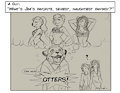 Jim and the Otters by cheetahjab