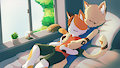Cuddling by Nobusuke