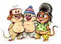 Jacob, Ho-oh, and Fru Fru by JusuTengu