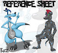 REF SHEET - Avoided Bunny Characters - CLEAN by kezmmar