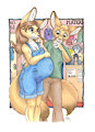FoxyFennec Commission - The Last Set of Shortalls (Shopping is a Drag)