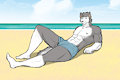 beach auction sketch for hungrywulfy