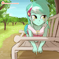 (Speed Paint) Sitting like a pony