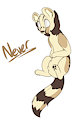 never