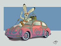 Peace and Love by JaxCottontail