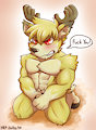 Teasing the deer