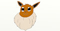 Eevee (First time after breaking my hand) by Tapasko12