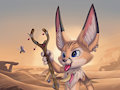 Shahari the Saharien Fox by katkhol