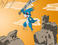 my challenge with veemon by palmtree28