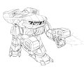 Sketch: King Crab BattleMech