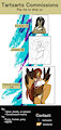 Commission sheet