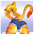 Cheeky tiggy!
