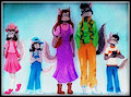 1990's Wolf Family