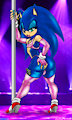 Slutty-Sonic Pole-Dance by MainNMe
