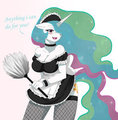 MLP: Maid Celestia by sssonic2