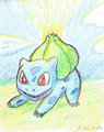 Bulbasaur Used Solar Beam by jennytablina