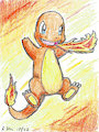 Charmander Used Ember by jennytablina