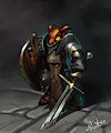 Small Paladin, Big Armor! by Bleats