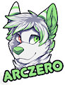 [Com] Badge by Muzz by ArcZeroTheArcticwolf