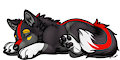 Kage sleeping by faolanwolfsavor