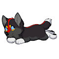 Kage as a puppy by faolanwolfsavor