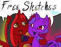 Week Four of Free Sketches - Theme: Friendship by EdgarKingmaker
