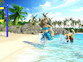 Foxy Beach Fun