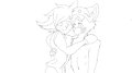 hugging by shadowdesire