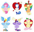 Mane Six Story badges