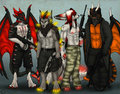 The Four Kaboomers by Skorch