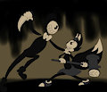 Fanart: Bendy vs Fickle Fox