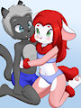 An Embrace Before Playtime