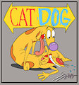 CatDog Too Wet thing! by lobofeo