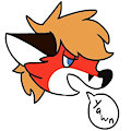sleepy fox by crazyredfox