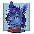 [Comm] Blue Roo Headshot by Xywolf