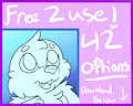 F2U : CHIBI/BABYFUR ICON BASE
