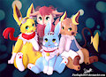 The Fluffy buddies [Commission]