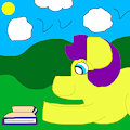 Bon Bon with Her Diary (Redrawn)