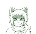 Headshot Sketch Shiku by Derwen