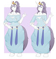 Commission - a tree in a dress by Skyearts