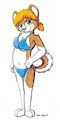 Emily in swimsuit