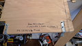 Signed and Seriel Numbered Fursona Land Pinball Whiteboard Playfield.