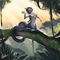 Lazy Cat by Goat-Kid