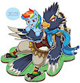[Doodle Art] Flying Hero