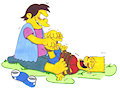Tickle Torture: Nelson Tickling Bart