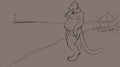 Tiger on a beach (Abandoned sketch) by Kurin
