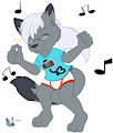 Toe-Tapping, Finger-Snapping Cat