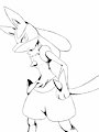 [ Free Line Art ] Lucario